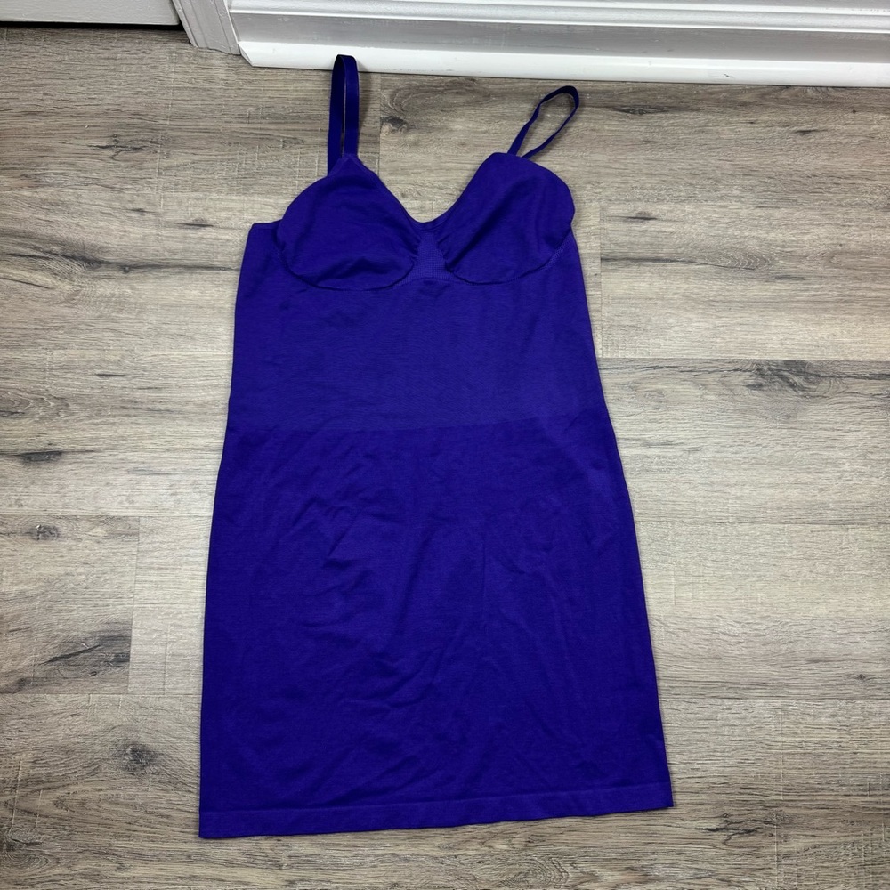 Yitty Smooth As Hell Shaping Mini Dress 3X Violet Haze Bodycon Sexy Curve NEW